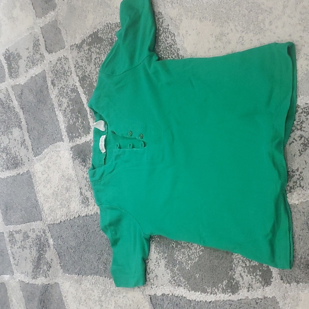 Jacobsons vintage green women's top size L